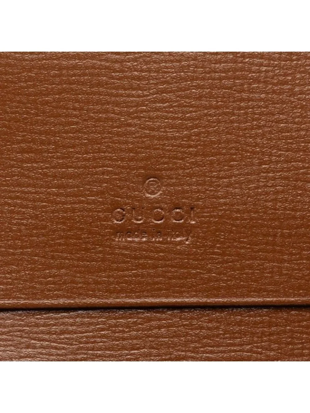 Gucci GG Supreme Jackie Bifold Wallet Compact Beige Brown Leather - Picture 5 of 7